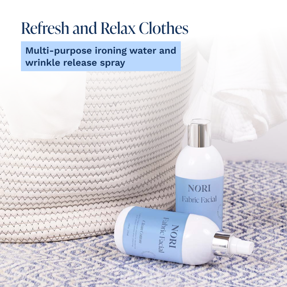 The Nori Fabric Facial - Best Ironing Water for Your Steam Iron The Nori Fabric Facial - Best Ironing Water for Your Steam Iron