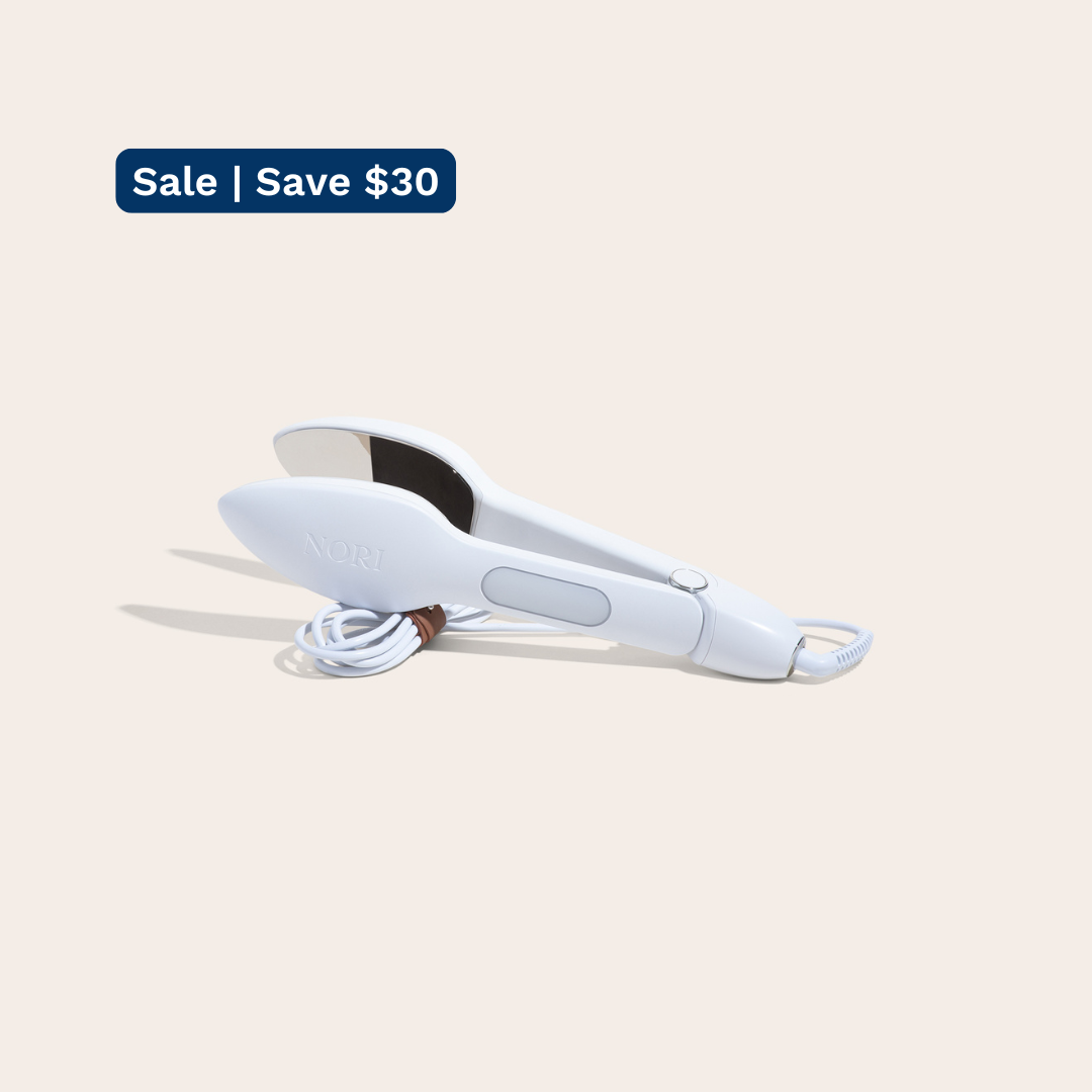 Blue - Nori Press Steam Iron Best Clothing Steamer: Look Your Best with Nori