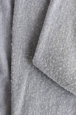 close up of a grey fabric